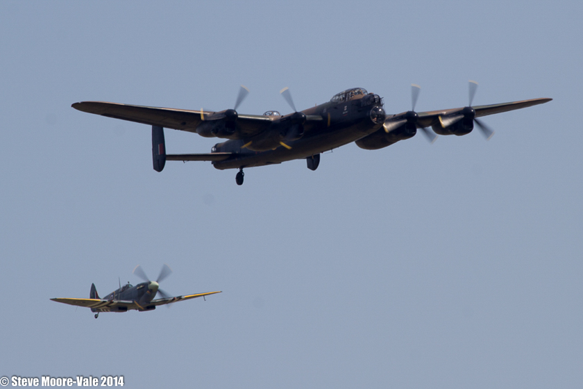 Avro Lancaster & Supermarine Spitfire
