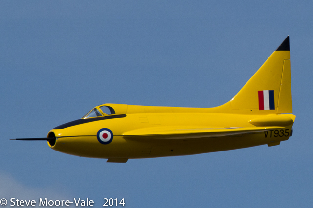 working model of a Boulton Paul  P111A research aircraft